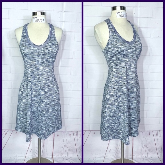 👗NWT🤩 |•MPG•| Heathered Purple Activewear Dress Size XS - Picture 1 of 8